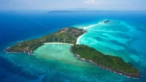 Nosy Tsarabanjina en drone