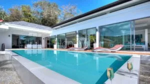 Photo piscine pour airbnb