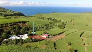 Photo aérienne de terrain à vendre