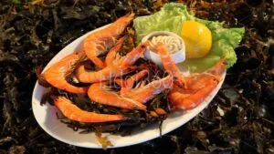 Assiette de crevette