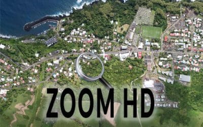 Zoom photo haute définition grâce à la connexion internet